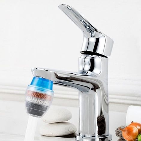 Universeller Küchenwasserhahnfilter, Tragbarer Leitungswasserreiniger, Mehrschichtiger Aktivkohle-wasserfilter