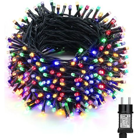 30 M Lange Led-lichterkette Für Den Außenbereich, 300 Mehrfarbige Leds Mit Stecker Für Weihnachten, Hochzeiten, Partys, Haus Und Garten