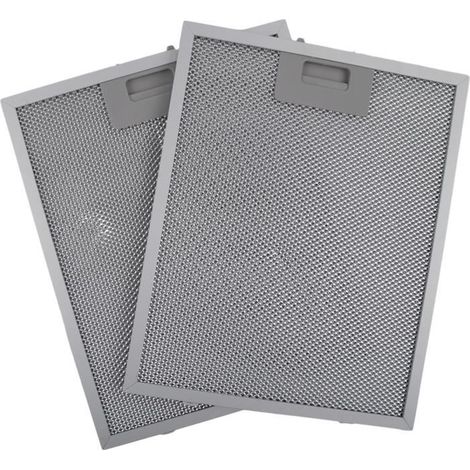 Set Mit 2 Dunstabzugshaubenfiltern, Metallgewebe, 320 X 260 Mm, Dunstabzugshaubenfilter