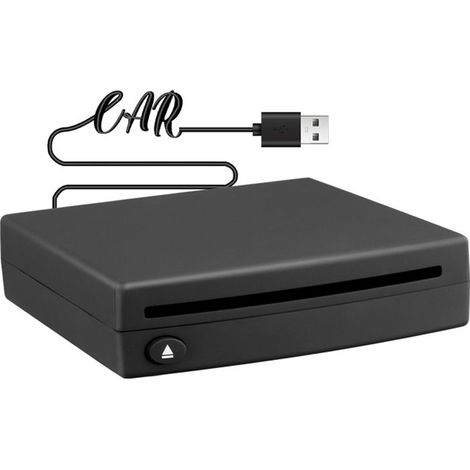Externer Usb 2.0 Autoradio-cd/dvd-player Mit Stereo-schnittstelle, Usb-anschluss, Gps-navigationssystem, 1 Din Externer Auto-cd/dvd-player