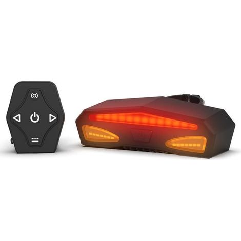 Fahrradrücklicht Mit Kabelloser Fernbedienung Und Usb-ladefunktion