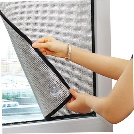 100 X 60 Cm Wärmereflektierende Folie – Doppelseitiges Aluminium – Epe-wärmedämmung – Effektiver Sonnenschutz