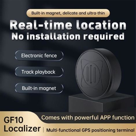 2g Mini-gps-tracker, Leistungsstarker Magnet, Wiederaufladbarer Anti-verlust-gps-locator Für Kinder, Haustiere, Motorräder, Lkws
