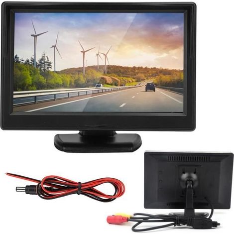 5-zoll-hd-tft-lcd-autobildschirm, Wasserdichter Rückfahrmonitor Für Rückfahrkamera