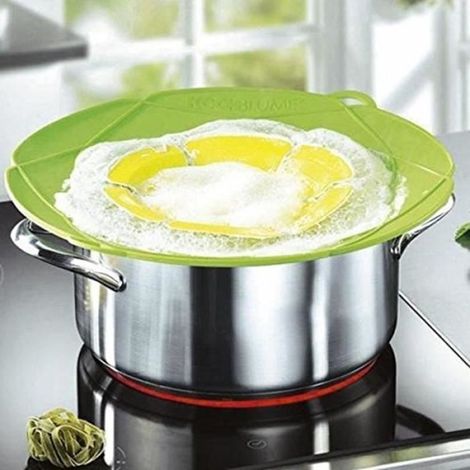Überlaufschutzdeckel – Lebensmittelechtes Silikon – Geeignet Für Alle Pfannen Und Die Mikrowelle