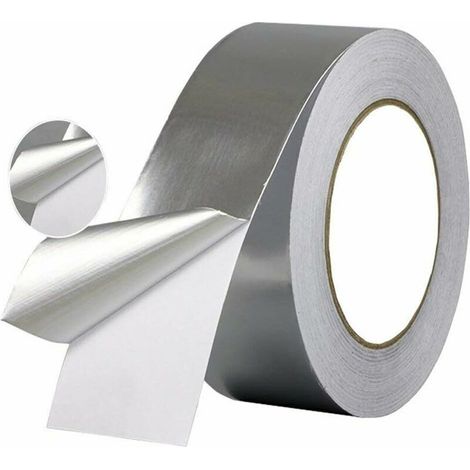 Cm X 10 M X 0,06 Mm, 1 Stück Hitzebeständiges Wärmedämmband, Wasserdichtes Klebeband, Aluminiumband Zum Abdichten Oder Isolieren