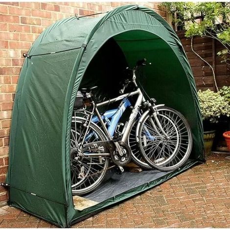 Wasserdichte Fahrradabstellanlage Aus Taft (190t) – Schneller Aufbau In 10 Minuten – Vollständiger Wetterschutz – 200 X 88 X 165 Cm