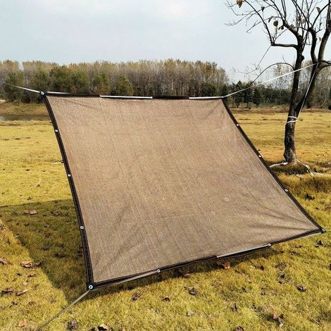 Sonnensegel, Uv-beständiges Schattierungsnetz, Sonnenschutz Für Garten, Auto, Außenbereich, Schattierungsgrad, Schwarz, 2 X 3 M