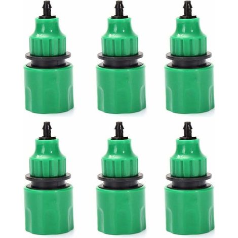 Gartenschlauch-einweg-schlauchadapter-wasserhahnanschluss Für Bewässerung, 6er-packung