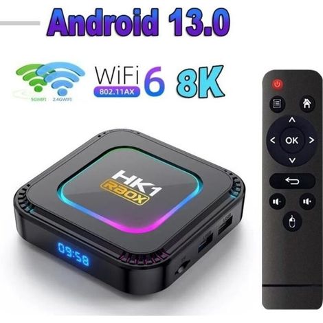 Hk1 Rbox-k8 Android 13 Iptv-box – Rk3528 Prozessor, 4 Gb Ram, 32 Gb Rom – 8k-dekodierung – Wi-fi 6 – Kompatibel Mit Netflix Und Youtube