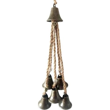 Hexenglocke, Metall-windspiel, Hängeornamente, Schutzglocke, Dekoration (65 Mm)
