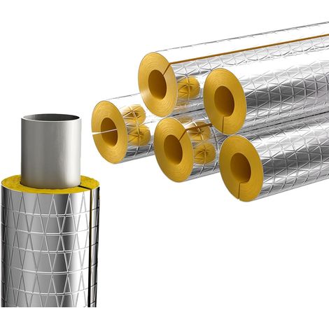 Rohrisolierung, 48 Mm Innendurchmesser, 30 Mm Wandstärke, 1 Meter Für 5 Wasserrohre, Verdicktes Frostschutzisolierungsmaterial