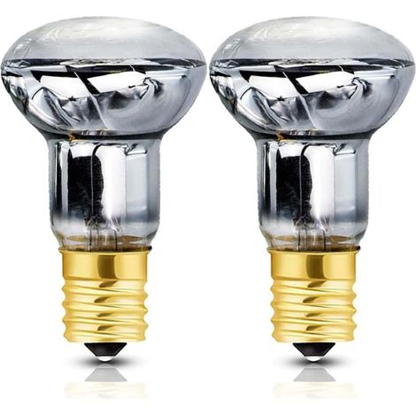 2er-pack Lavaleuchten-reflektorbirnen, 30 W E14, Warmweiß 2700 K, 250 Lumen