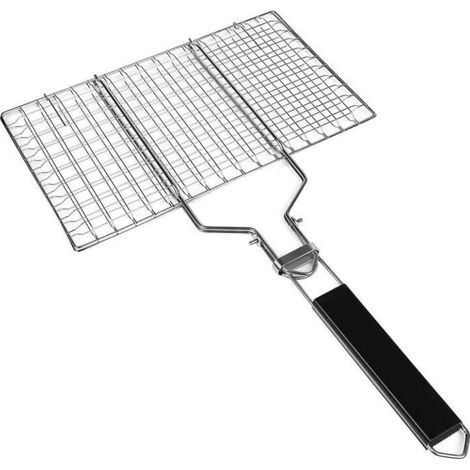 Grillkorb, Tragbarer Grillkorb, Grillschale Aus Edelstahl 430, Mit Griff