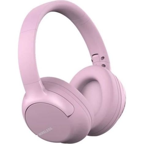 Bluetooth-kopfhörer – Nobrand – Faltbar, Hifi – Bluetooth 5.1 – Integriertes Mikrofon – Pink