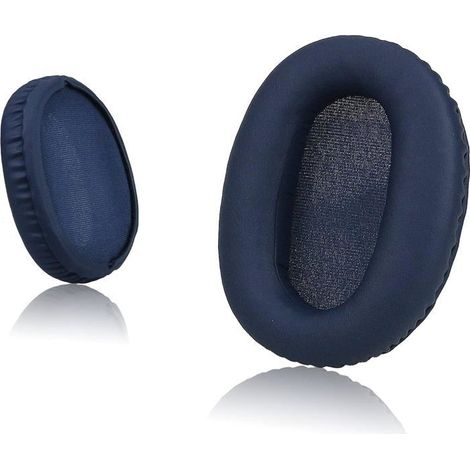 Ersatz-ohrpolster Kompatibel Mit Sony Wh-ch700n, Wh-ch710n, Aus Proteinleder Und Memory-schaum, Blau