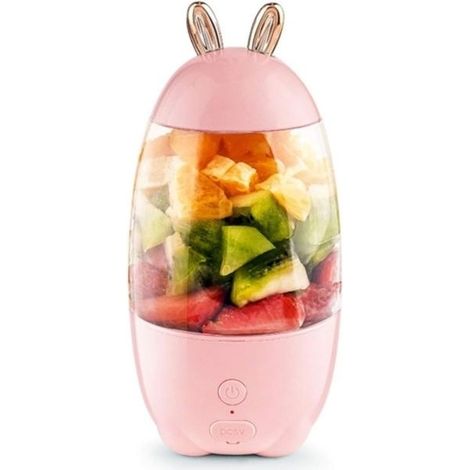 (rosa) Tragbarer Elektrischer Zitrusentsafter, Obstschneider, Orangensaft, Smoothie, Küchenzubehör (rosa 330 Ml)