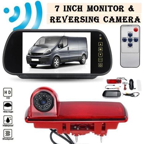 7-zoll-farb-tft-monitor Mit Ip68-wasserdichter Rückfahrkamera – 170°-nachtsicht – 10 M Kabel Im Lieferumfang Enthalten – Für Renault Trafic Vivaro Custom