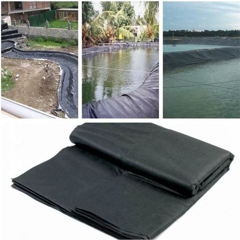 Teichfolie 5 X 4 M – 0,12 Mm Dick – Strapazierfähiges Pvc Für Teiche – Wasserdichte Membran Für Die Fischzucht