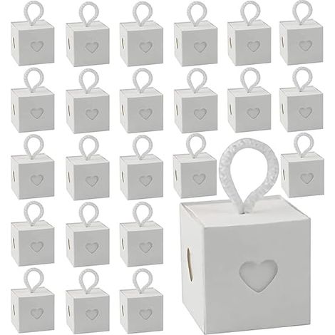 Geschenkbox Aus Kraftkarton – 30 Stück, Ideal Für Hochzeitsgeschenke Wie Süßigkeiten, Pralinen Oder Schmuck, Praktische Größe 12 X 9 X 5 Cm