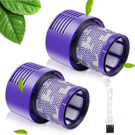 2er-pack Waschbare Und Wiederverwendbare Ersatzfilterbürsten Für Dyson Staubsauger Der Serien V10/sv12