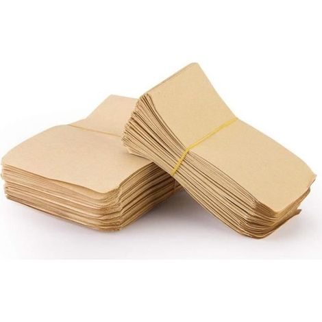 100er-packung Kraftpapier-samentüten, Mini-umschläge, Vintage-kraftpapier Für Samen, Süßigkeiten, Schmuck, 6 X 10 Cm