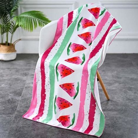 Strandtuch – Mikrofaser – Wassermelone – Schnelltrocknend – 70 X 150 Cm – Waschbar