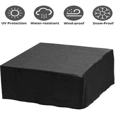 Schutzhülle Für Whirlpool – Gross – 220 X 220 X 85 Cm – Wasserdicht – Uv-beständig – Oxford-gewebe