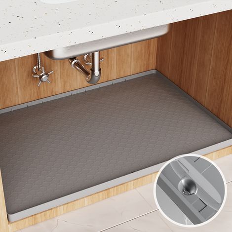 Wasserdichte Spülbeckenmatten, Küchen- Und Badezimmerschrankeinlagen 8655 Cm, Silikon-regalschoner, Küchenschrank-organizer Und Abtropfschalen
