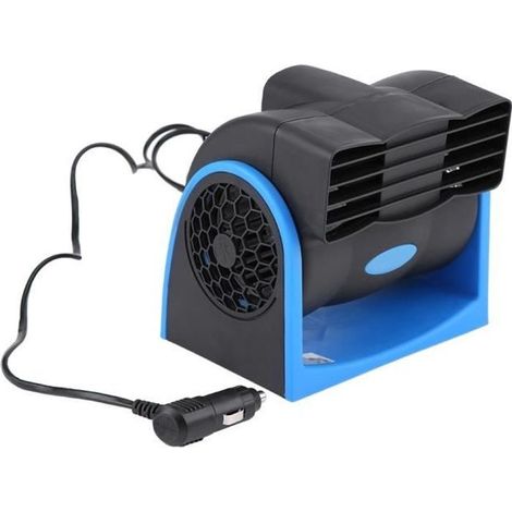 Leiser 12-v-autolüfter – 2 Geschwindigkeitsstufen – Geringer Stromverbrauch (7 W) – Zigarettenanzünderstecker – 42 Db – Hocheffizienter Motor