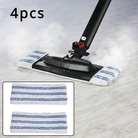 (weiß) Ersatz-mikrofaser-wischmopppads Für Polti Vaporetto Und Vaporflexi Brush Eco Pro 3.0 Küchenbodenreiniger, 4 Stück