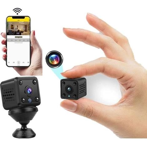 Mini-wlan-spionagekamera, Miniatur-überwachungskamera, Nachtsicht, 360°-loop-video-bewegungskamera