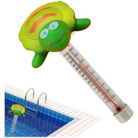Schwimmendes Poolthermometer – Mehrfarbig – Verspieltes Design – Gut Ablesbar – Erosionsbeständig