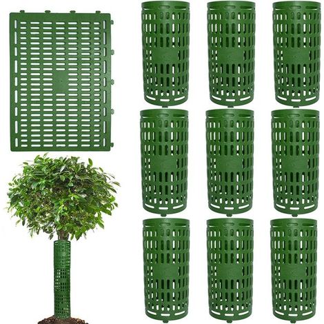 Baumstammschutz – Kunststoff – 10er-pack – 38 X 25 Cm – Wetterfest – Verstellbar