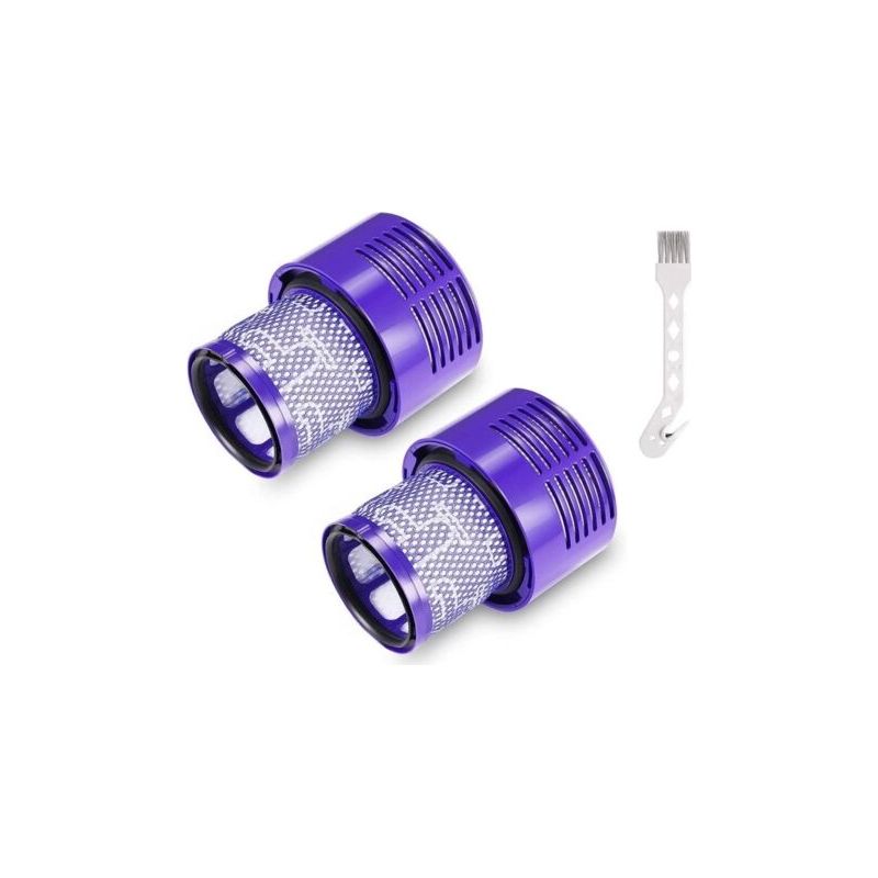 Ersatzfilter Für Dyson V10 Und Sv12 Staubsaugerzubehör, Ersetzt Dy-969082-01, Waschbarer Filter + Reinigungsbürste
