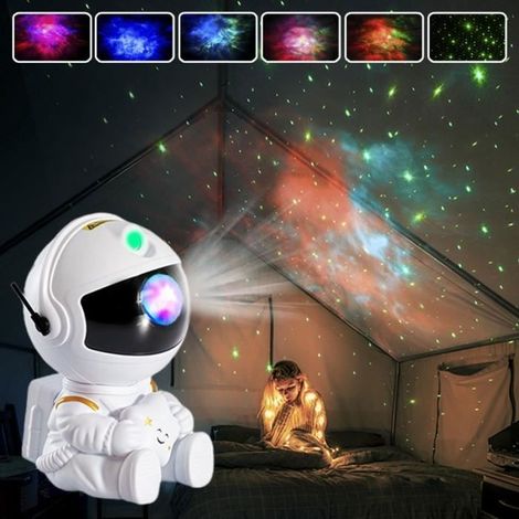 Astronautenprojektor, Sternenhimmel, Galaxie, Sterne, Led-lampe Für Schlafzimmerdekoration, Dekoratives Nachtlicht