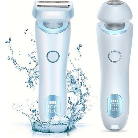 Multifunktionaler Elektrischer Epilierer Für Damen Und Herren, Usb-wiederaufladbares Intimpflegegerät – Blau
