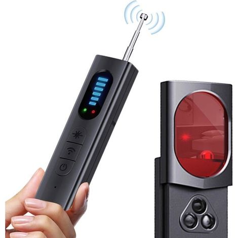 Versteckte Kameras Detektor Mit Vibrationsalarm – Signalstärke-, Infrarot- Und Magnetfelderkennung