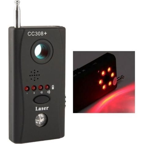 10 Stück Cc308 Video-funksignaldetektor, Mehrfachdetektor, Vollbereich, Rundum-versteckte Kamera, Ip-objektiv, Gsm-rf-multisystem