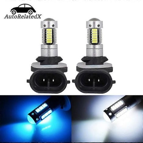 Packung Mit 2 Hochleistungs-led-lampen 881 H27w/2 Für Autos, Nebelscheinwerfer, Tagfahrlicht