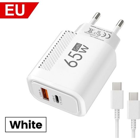 65w Gan Usb Typ-c Schnelllade-usb-wandladegerät Für Iphone 16, Xiaomi, Samsung, Huawei, Typ-c-pd-adapter
