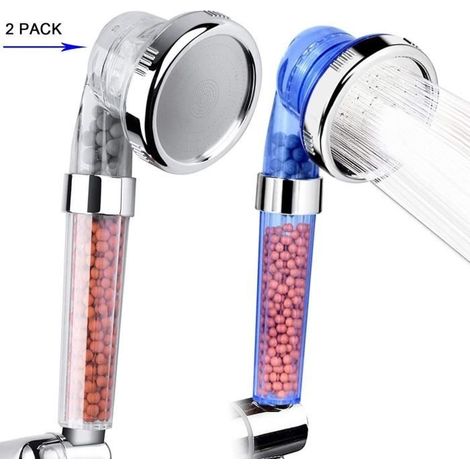Nosame Duschköpfe, 2er-pack – Aistuo – 3-modus-duschkopfkomponenten – Wassersparend