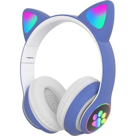 Kabelloses Gaming-headset Für Mädchen Mit Niedlichen Katzenohren – Stereo-sound Mit Geräuschunterdrückung – Bluetooth