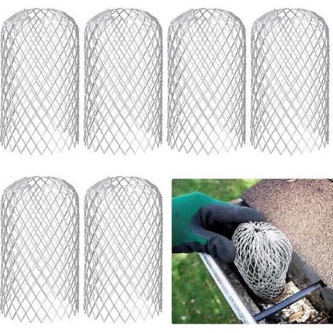 6-teiliger Dachrinnenschutz, Aluminium-dachrinnenfilter, Einfach Zu Montierender Dachrinnenrost, Dachrinnen-fittings