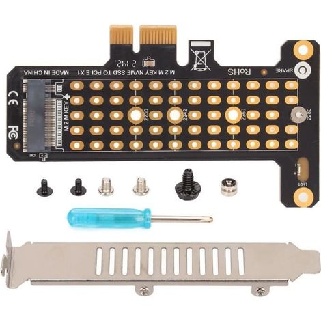 Sonew Pcie Nvme Karten-riser Nvme M.2 Auf Pcie X1 Full Height Deflektor Pcie Nvme Adapter Für Windows Computer Box