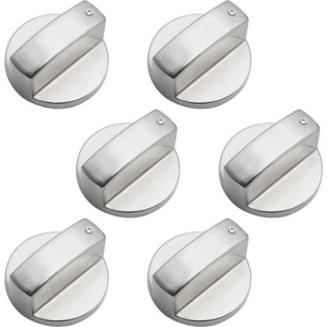 6 Stück Universelle Metall-bedienknöpfe Für Gasherde, 6 Mm Universelle Bedienknöpfe Für Herde