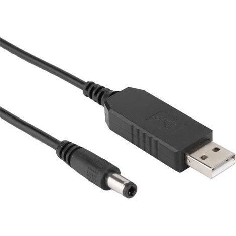 5v Auf 12v Usb-verstärkerkabel, 5,5 Mm X 2,1 Mm Usb-schnittstelle, 5v Auf 12v Verstärkerleitung Für Schreibtischlampen /