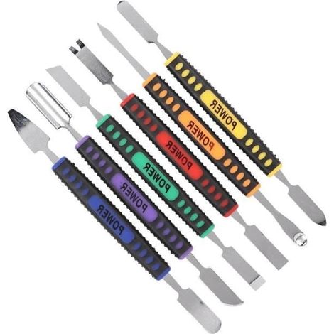 Tbest Handy-reparaturset – 6-teiliger Doppelhebel – Komplett Aus Metall