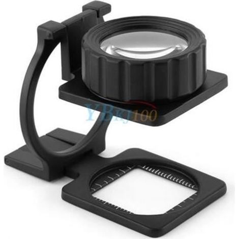 Klapplupe – Modell 1048 – 15-fache Vergrößerung – 28 Mm Durchmesser – Schwarz