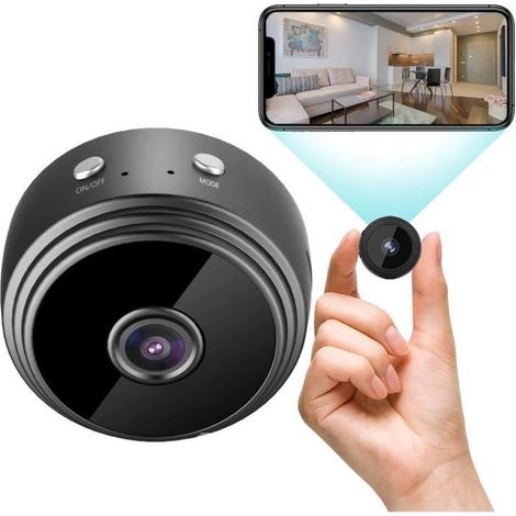 Mini-spionagekamera – Aeapyar – A108 – Schwarz – Wlan – Lange Akkulaufzeit